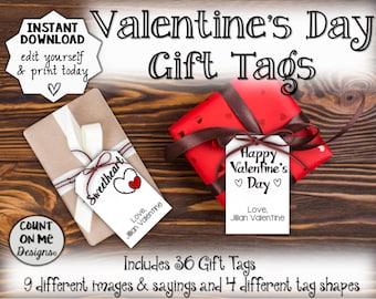 Printable Valentine's Day Gift Tags