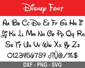 Download Disney alphabet svg, Disney font svg, Walt Disney font svg ...