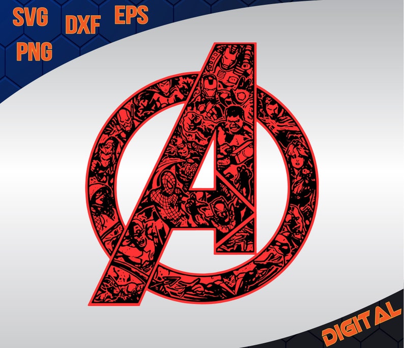 Avengers Marvel Logo svg Avengers Symbol svg Avengers image 0.