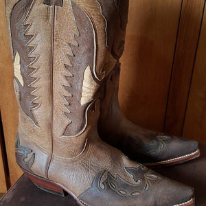Schoenen Herenschoenen Laarzen Cowboy & Westernlaarzen cowboy boot texas coloring kids adult rodeo 