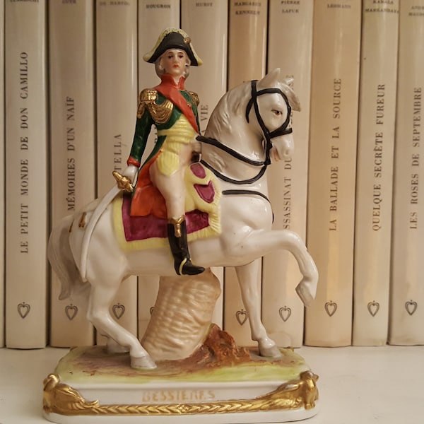 Saxe porcelain marshal of France Bessières vintage SCHEIBE-ALSBACH