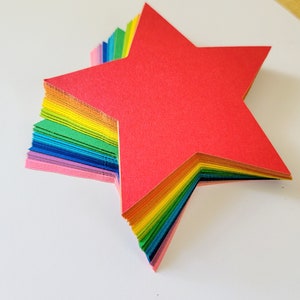 Star Die Cut Outs (confetti, tafelverstrooiing, feestdecoratie, versieringen, kaarten maken, schroot boeken)