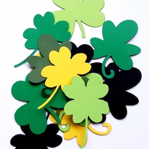 Shamrock Irish Die Cut Outs ( Scrap Booking, Collages, Paper Crafts, Confettis )