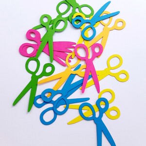 Schere Die Cut Out (Nähen von Konfetti, Schönheitssalon / Barber Shop Konfetti, Scrapbooking, Kartenherstellung, Scrapbooking)