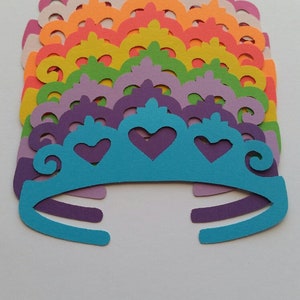Princess Crown Die Cut Out (Schrootboeking, Babyshower, Feestdecor, Confetti)