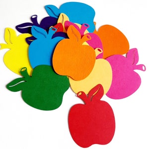 Apple Die Cut Outs (School projecten, Scrap Boeken, Card Making Supplies, Versieringen, Confetti, Kids Crafts )