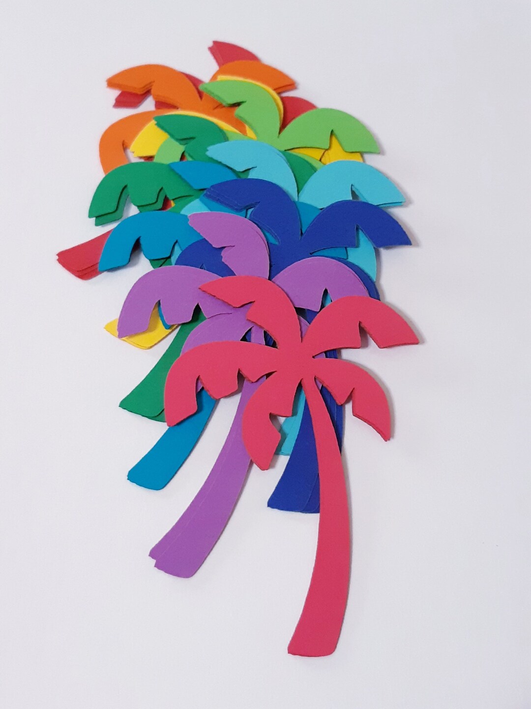 Palm Tree Die Cut Outs Tropical Theme Decor, Scrap Booking, Party