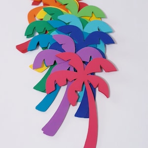 Palm boom sterven cut outs (tropisch Themadecor, schroot boeken, feestdecoratie, kaart maken)