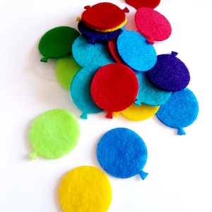 Filz Ballon sterben Cut Outs (Kinder Handwerk, Filz Handwerk, Decoupage, Verzierungen, Collagen)