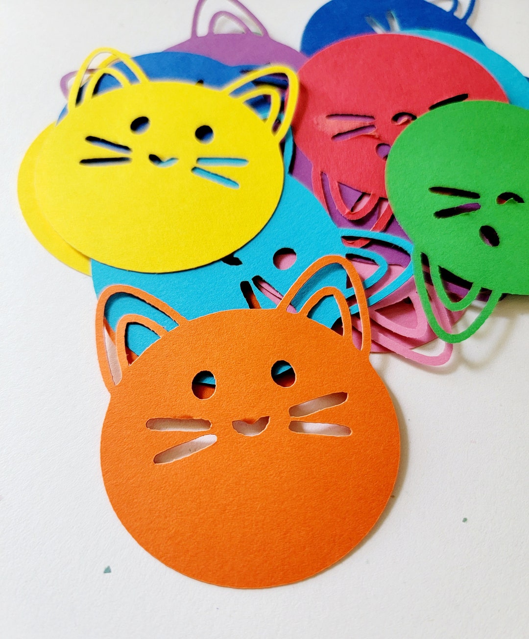 Cat Face Die Cut Out ( Scrap Booking, Card Making, Kids Crafts ...