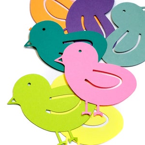 Baby Chick Die Cut Outs (Lente Decor, Kaart maken, Verfraaiingen, Confetti, Pasen)