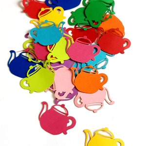Theepot Die Cut Outs (Scrap Booking, Confetti, Card Making, Embellishments)