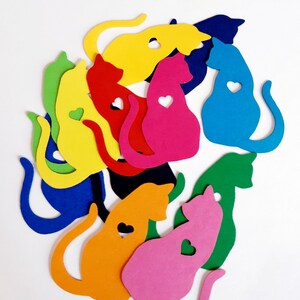 Cat Die Cut Outs (Tierheim, Decoupage, Collagen, Konfetti, Schrottbuchung)