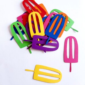 Popsicle Die Cut Outs ( Scrap Booking, Decoupage, Confettis, Party Decoration, Embellishments )