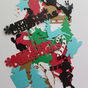 Kerstvariëteit Die Cut Out Pack (Kerstknutsels, Schrootboeking, Confetti)