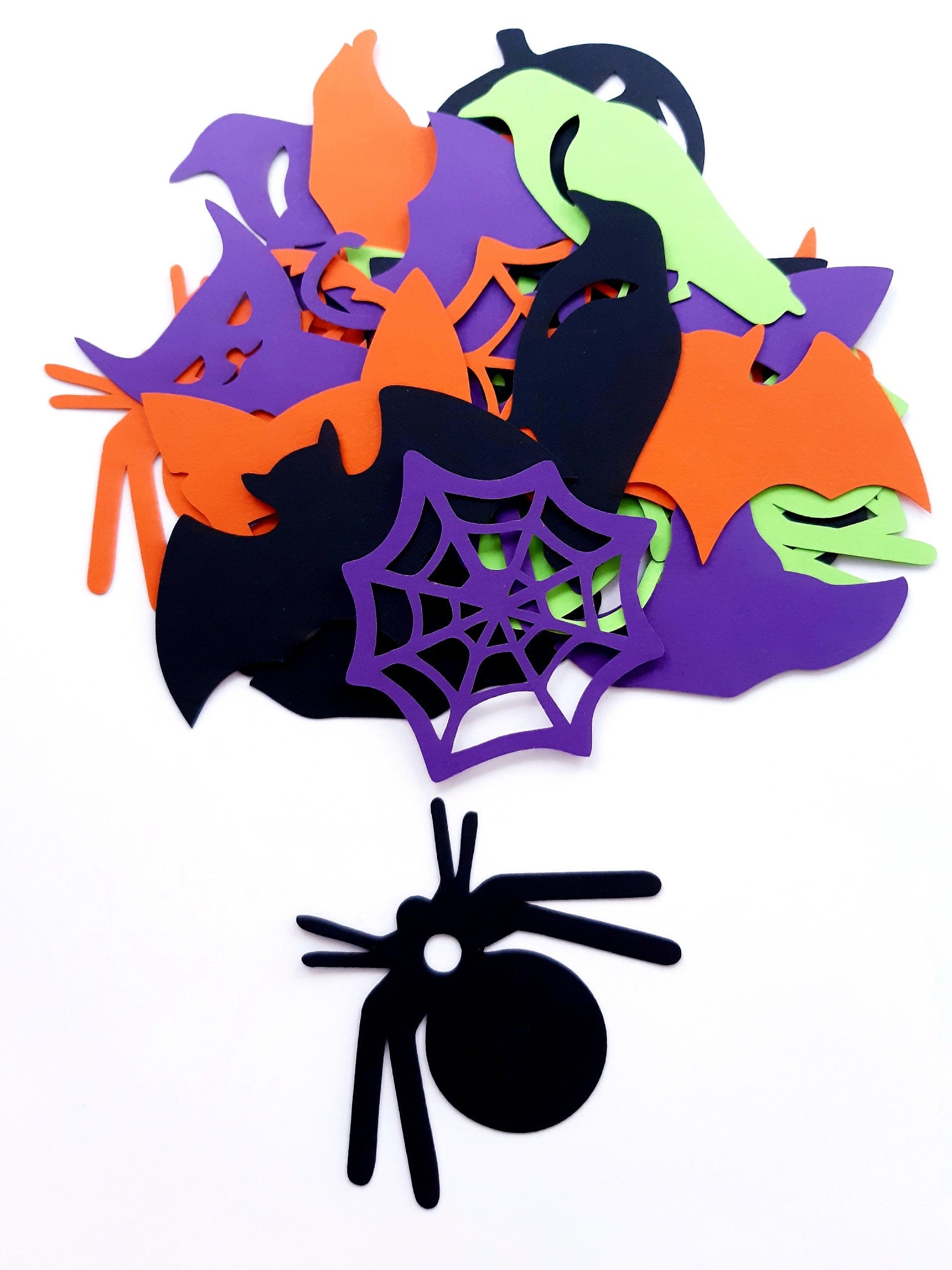 Halloween Style Variety Die Cut Outs Scrap Booking Party | Etsy