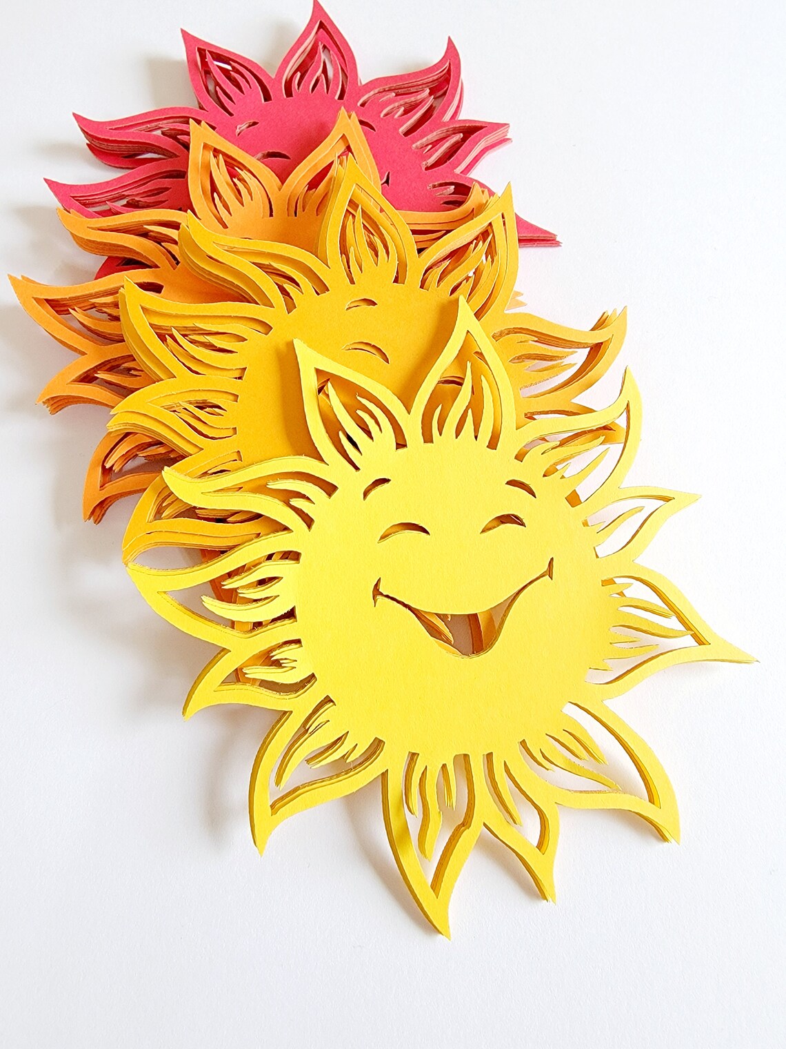 Sunshine Sun Die Cut Out ( Scrap Booking, School Decor, Spring ...