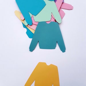 Trui sterven uitgesneden (Kids Crafts, schroot boeken, Confetti)