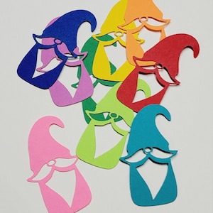 Gnome Die Cut Outs (Kartenherstellung, Wichtelkonfetti, Partydekoration, Frühlingsdekoration, Kinderhandwerk)