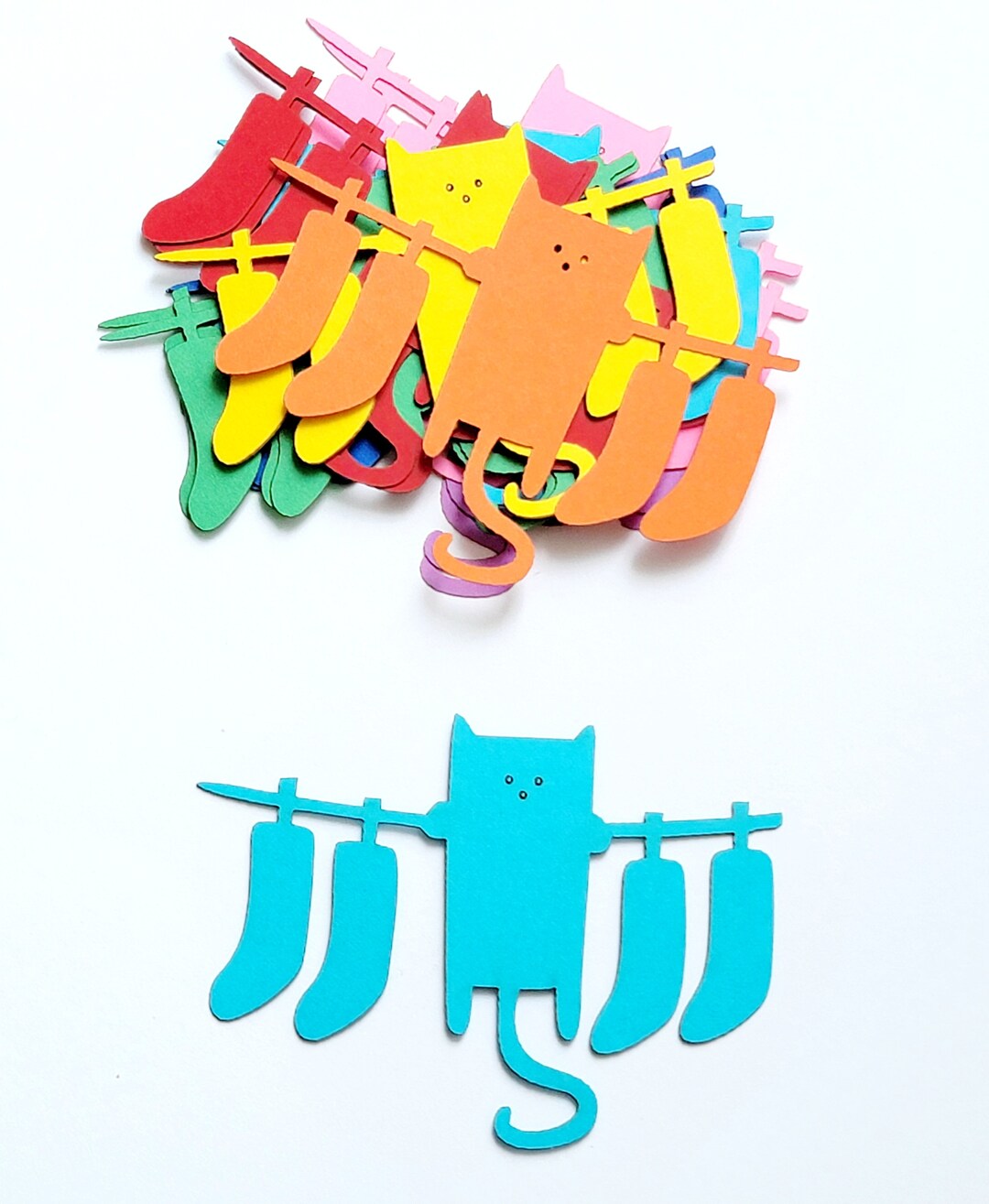 Cat Die Cut Out ( Scrap Booking, Card Making, Party Decoration ) - Etsy