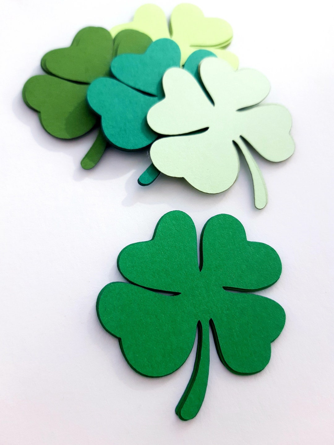 Shamrock / Clover Die Cut Outs ( St Patricks Day Decoration, Party ...