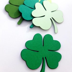 Shamrock / klaver sterven gesneden Outs (St Patricks Day decoratie, partij decoratie, Card scrapbookingateliers maken)