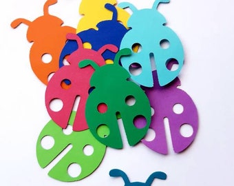 Lady Bug Die Cut Outs ( Scrap Booking, Embellishments, Party Decoration, Spring Decor, Garlands )