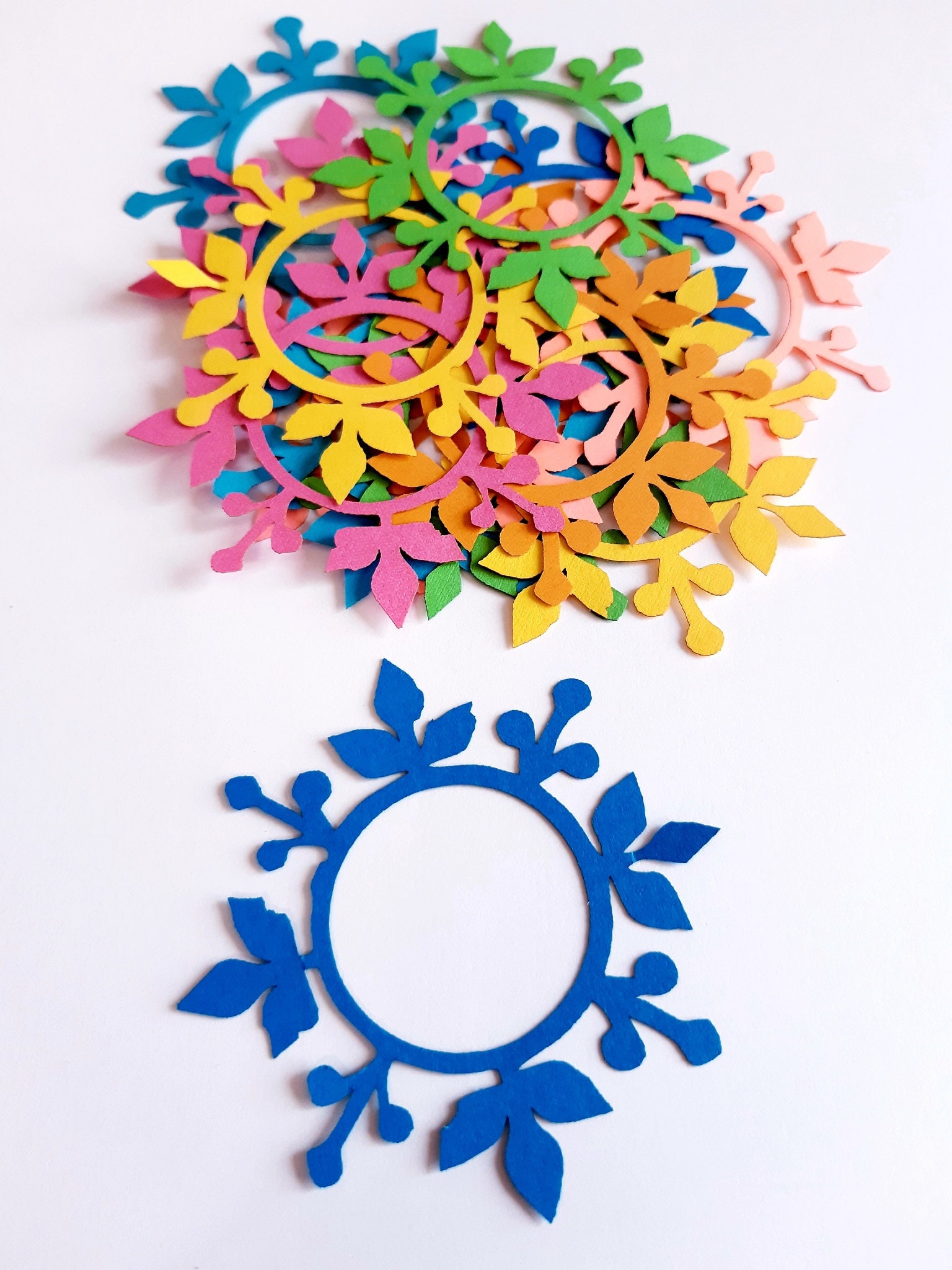 Fancy Paper Picture Frame Die Cut Out ( Scrap Booking, Embellishments ...