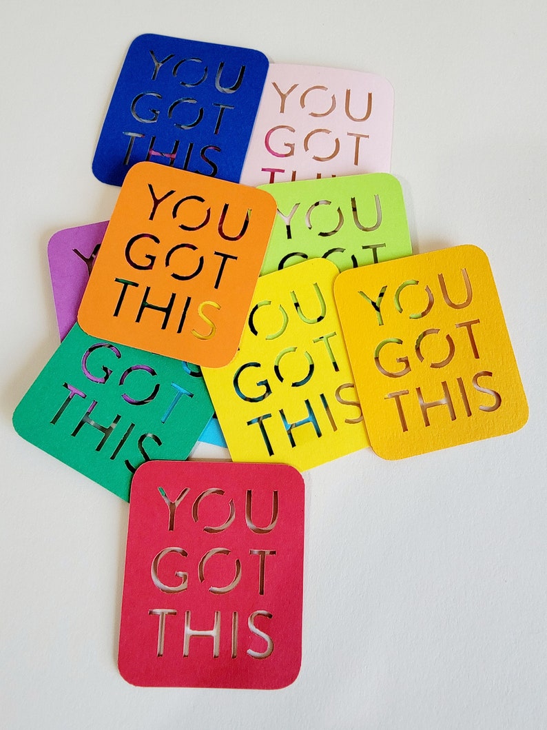 You Got This Card Die Cut Out Scrap Booking Card Making Etsy