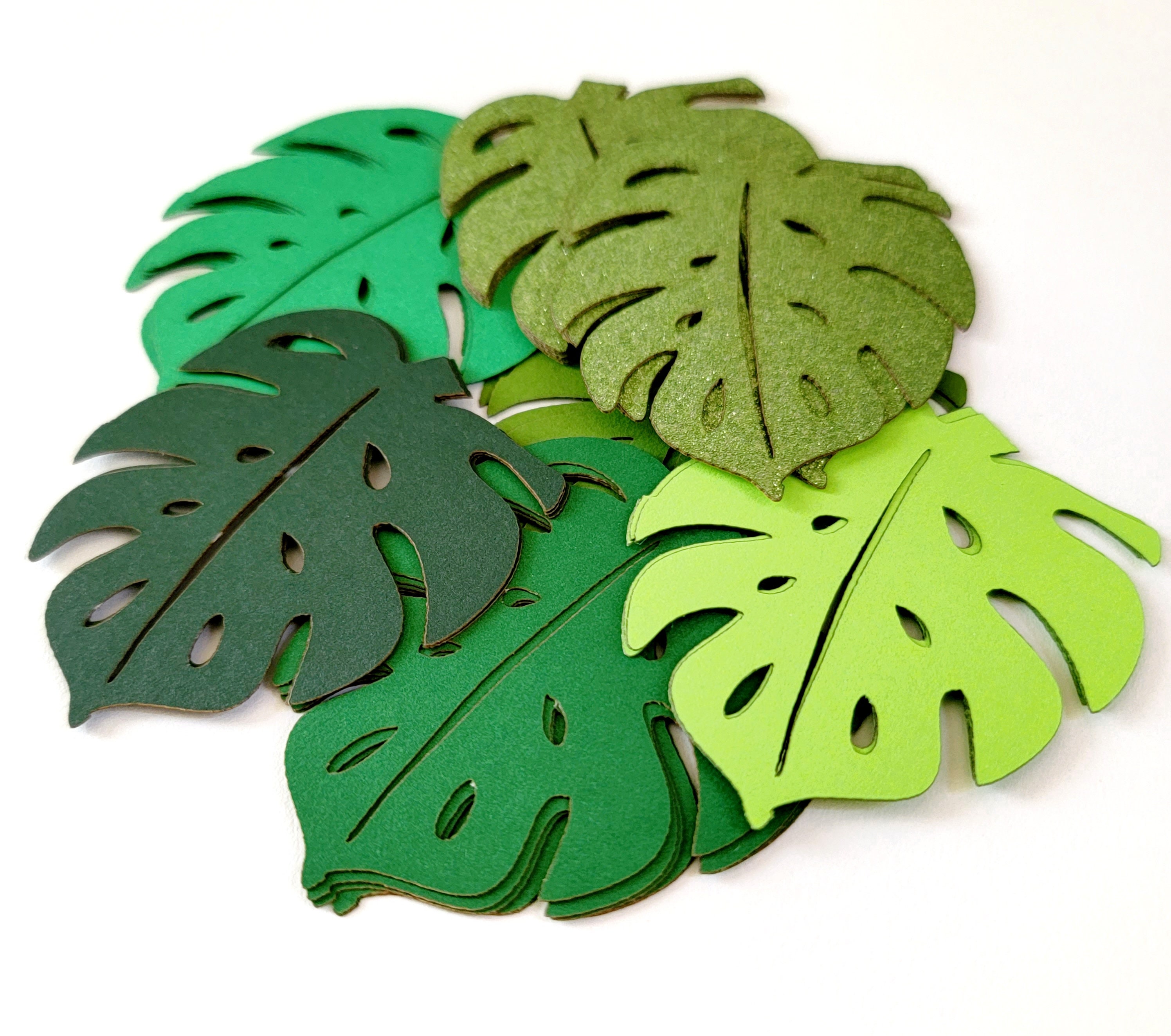 25 Pack Paper Leaf Shapes, Paper Leaf Cut Out, Paper Leaves, Paper