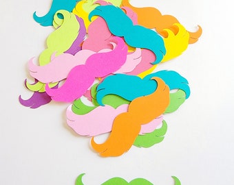 Mustache Die Cut Outs ( Baby Shower, Party Decoration, Birthday Party Decor, Scrap Booking )