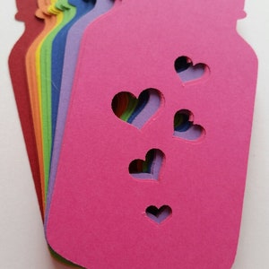 Mason Jar Die Cut Out (réservation de ferraille, embellissements, décoration de fête, guirlandes)