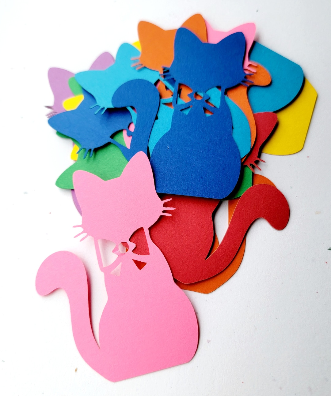 Cat Die Cut Outs ( Scrap Booking, Card Making, Party Decoration ) - Etsy