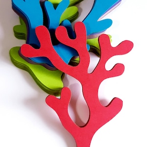 Onder de zee koraal/Sea Weed sterven cut outs (zee decoratie, Oceaan decor, nautische decor, scrapbookingateliers, Feestdecoratie)