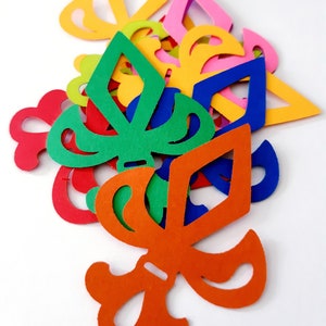 Fleur Di Lis Die Cut Outs ( Scrap Booking, Confetti, Card Making, Versieringen)
