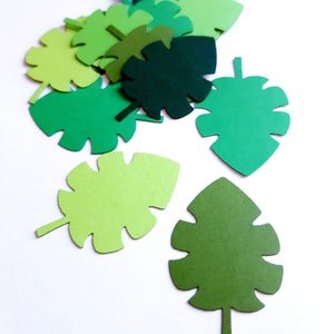 Jungle blad sterven Cut Outs (scrapbookingateliers, Party decoratie, Jungle thema, Collages, Confetti)