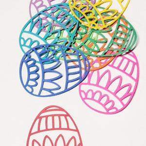 Easter Egg Die Cut Outs (Paasdecoratie, DIY Crafts, Card Making, Kids Crafts, Confetti)