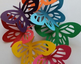 Butterfly Die Cut Outs ( Scrap Booking, Spring Decoration, Wall Decor, Craft DIY , Card Making, Kids Crafts )