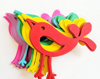 Bird Die Cut Out ( Card Making, Scrap Booking, Embellishments, Confetti, Arts Crafts )