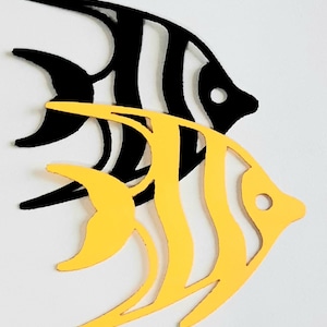 Angel Fish Die Cut Out (sous le décor de la mer, Scrap Booking, Card Making, Party Decoration, Confettis, Wedding Decor, Baby Shower)