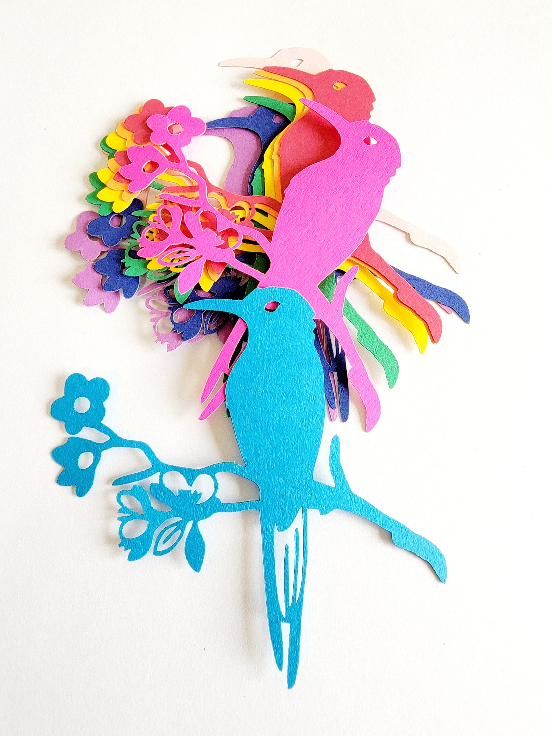 Bird Die Cut Out Card Making Scrap Booking Embellishments Etsy