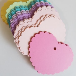 Herz geformte Geschenkanhänger sterben Cut Outs (Schrott Buchung, Girlanden, Verzierungen, Schrott Buchung, Valentinstag)
