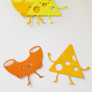 Macaroni and Cheese Die Cut Outs ( Kids Crafts, Card Making, Scrap ...