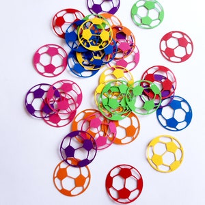 Soccer Ball sterven cut outs (sport vieringen, voetbal decoratie, confetti, Party decor, decoupage, scrapbookingateliers)