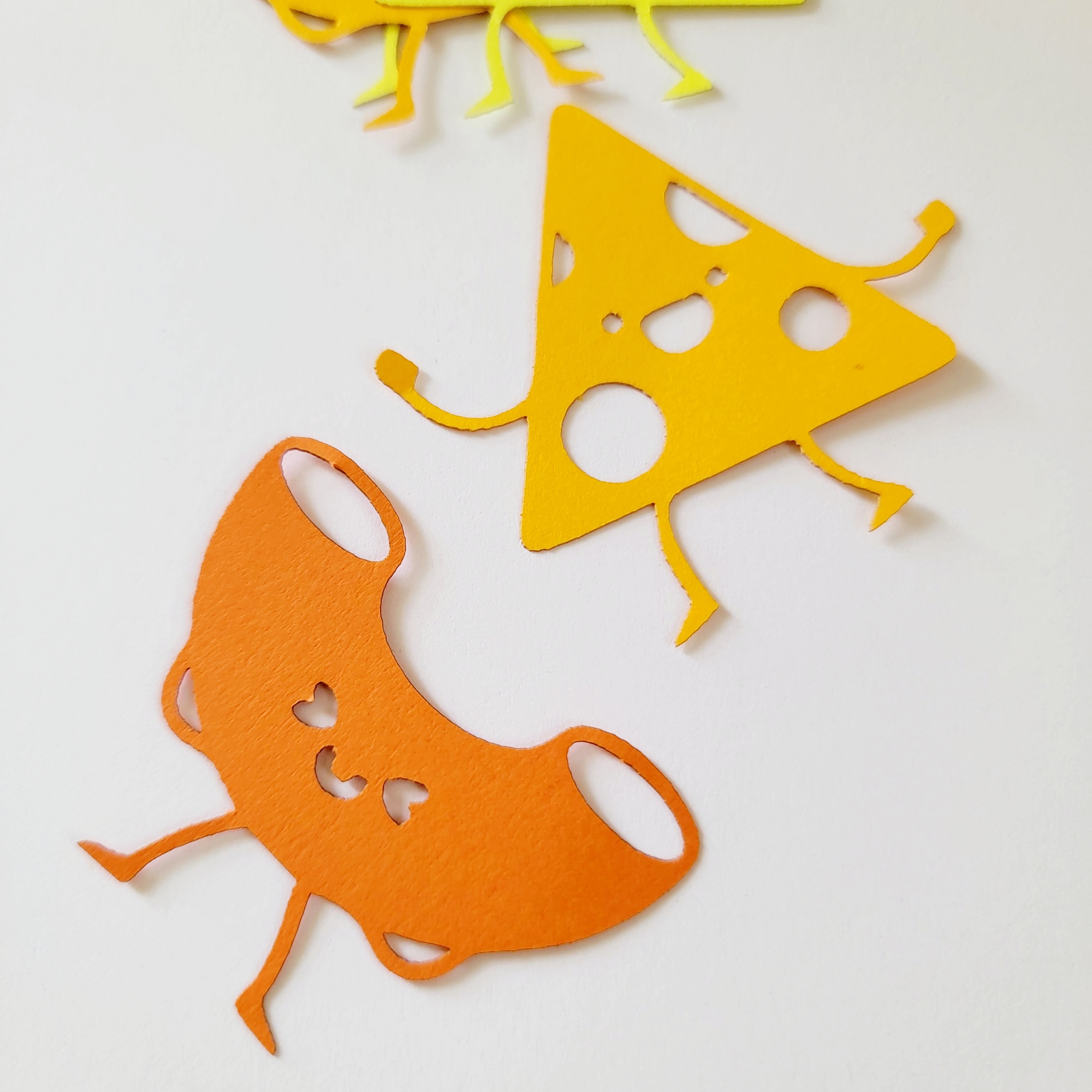 Macaroni and Cheese Die Cut Outs ( Kids Crafts, Card Making, Scrap ...