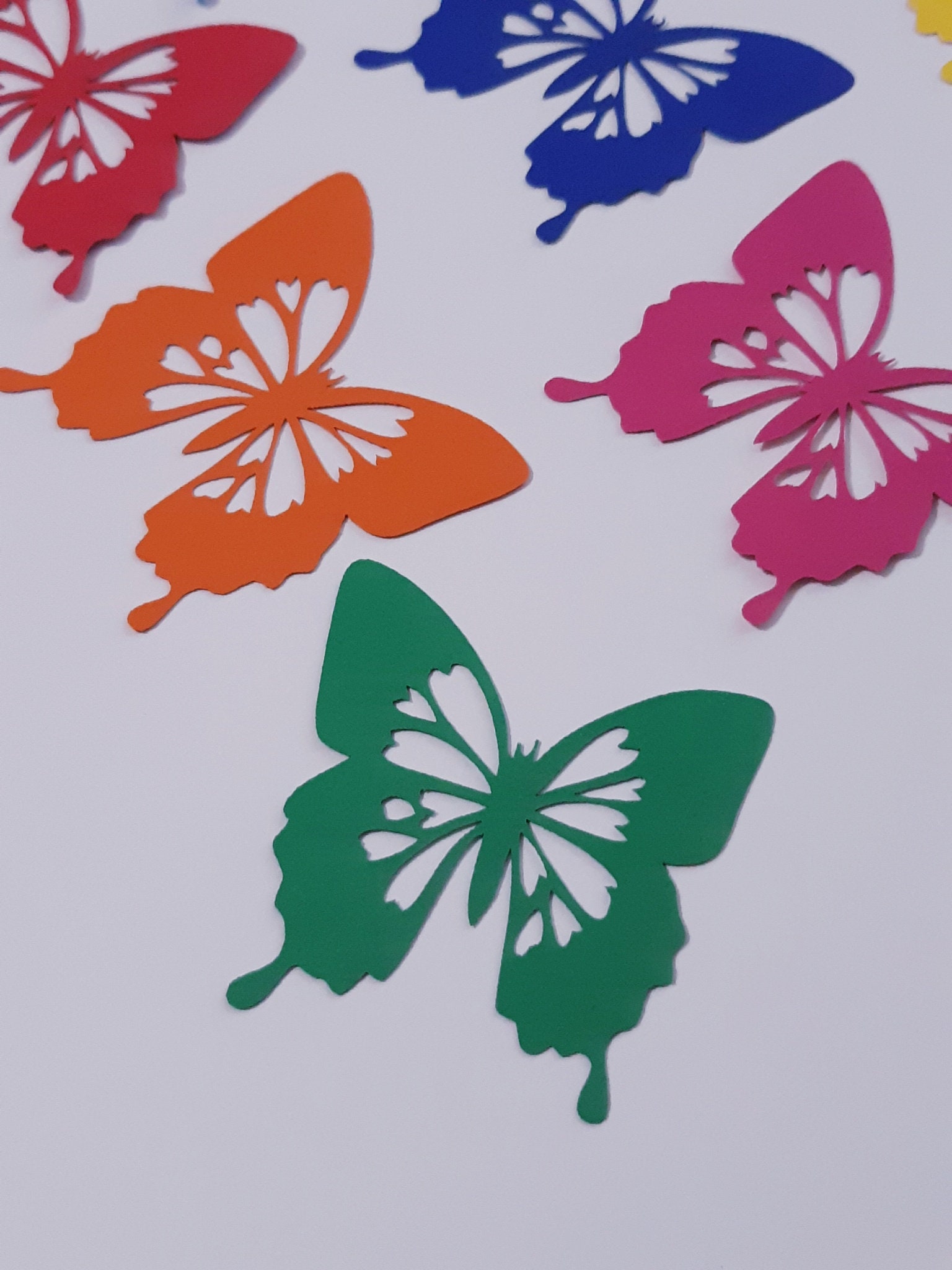 Butterfly Die Cut Outs Spring Decor Baby Shower Decor Etsy