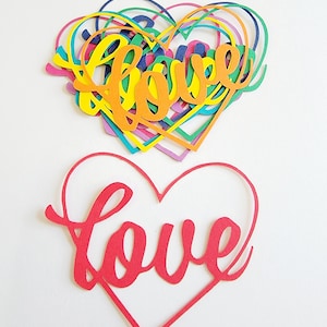 Heart Die Cut Outs (Scrap Booking, Valentines Decor, Wedding Decor, Table Scatter, Confetti, Kids Crafts, Art and Crafts)