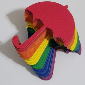 Découpe de parapluie (décoration de fête, mise au rebut, confettis)