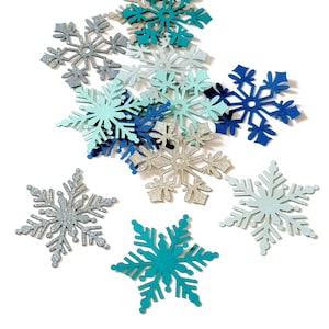 Snowflake Die Cut Out Variety Set (winterambachten, kerstversiering, scrapbookingateliers)