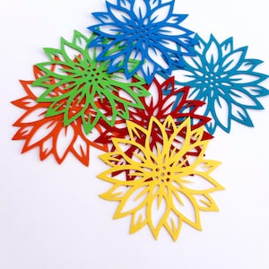 Tournesol Die Cut Out (décoration de printemps, Baby Shower Decor, décoration de fête, décor de fabrication de carte)